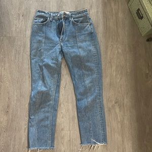 Reformation seamed jean